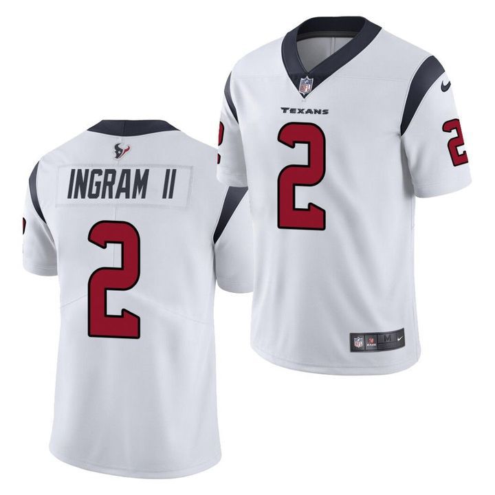 Men Houston Texans #2 Mark Ingram II Nike White Limited NFL Jersey